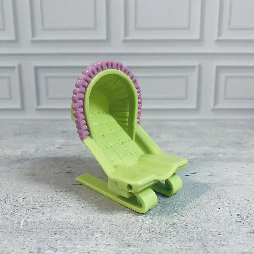 Fisher Price Loving Family Everything for Baby Bouncy Seat Lime Green and Pink